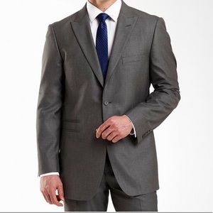 J. Ferrar Suit! Sharkskin grey